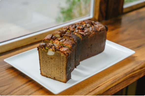 Fouet Miso Pistachio Pound Cake